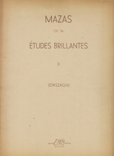 �tudes brillantes II. Op. 36