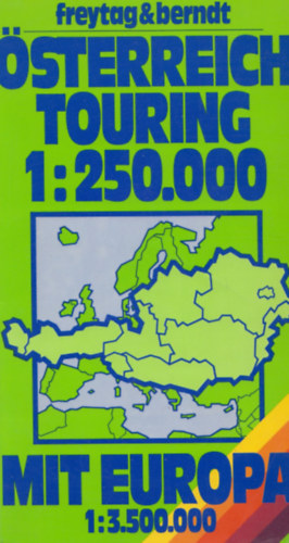 sterreich touring 1:250 000 - Mit Europa 1:3 500 000