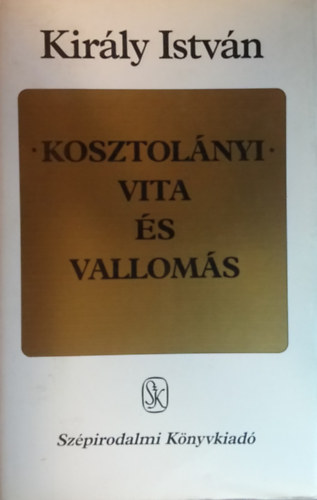 Kosztolnyi: Vita s valloms