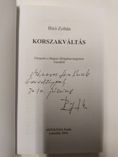 Korszakvlts - Vlogats a Magyar Hrlapban megjelent rsokbl