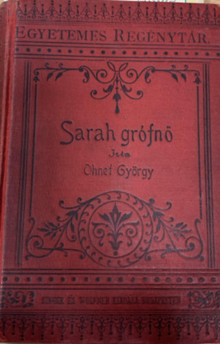 Ohnet Gyrgy - Sarah grfn I.