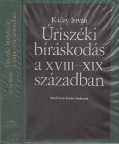 �risz�ki b�r�skod�s a XVIII-XIX.sz�zadban