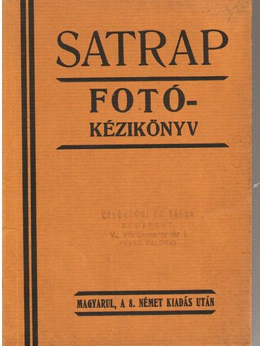 Satrap fot-kziknyv 1927