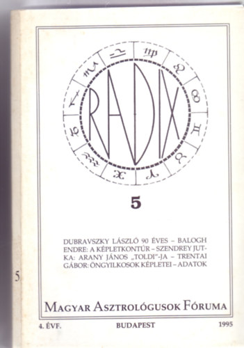 Radix - Magyar Asztrolgusok Fruma 5. (4. vf. 1995)