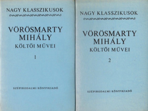 Vrsmarty Mihly - Vrsmarty Mihly klti mvei I-II.