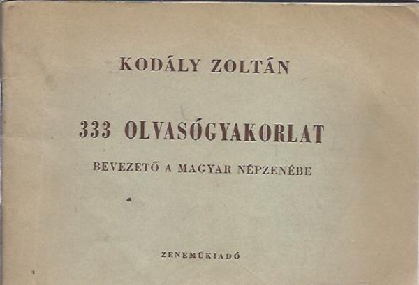 Kodly - 333 olvasgyakorlat