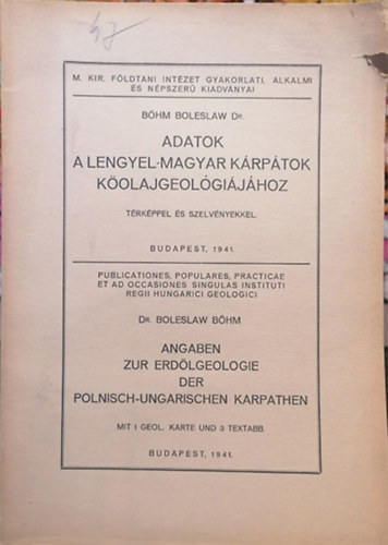 Adatok a lengyel-magyar Krptok kolajgeolgijhoz