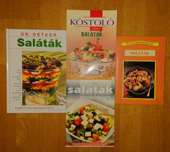 Dr. Oetker - 4 knyv a saltkrl: Saltk, Kostol - Saltk, Sssnk-fzznk - Saltk, Dr. Oetker - Saltk