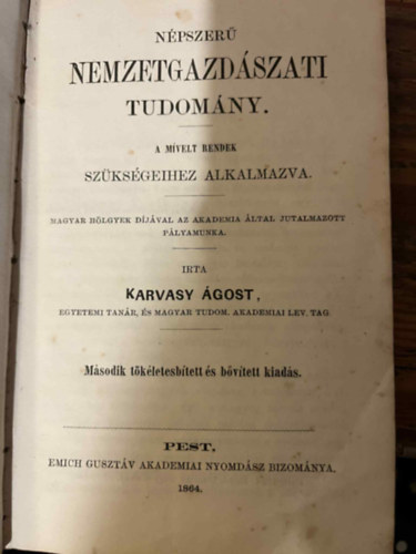 Npszer nemzetgazdszati tudomny