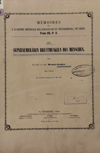 Die Supernumer�ren Brustmuskeln des Menschen