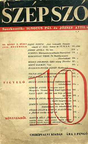 Sz�p sz� - III. k�tet 3. f�zet, 1936. december