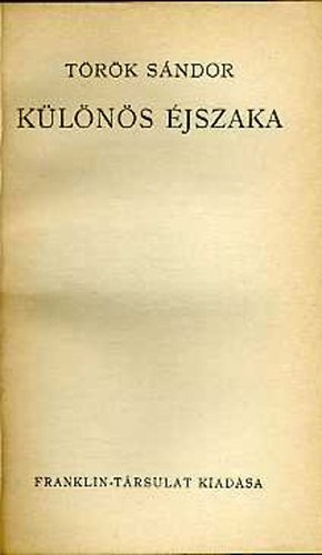 Trk Sndor - Klns jszaka