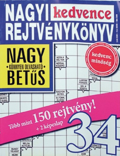 Nagyi Kedvence Rejtvnyknyv 34.