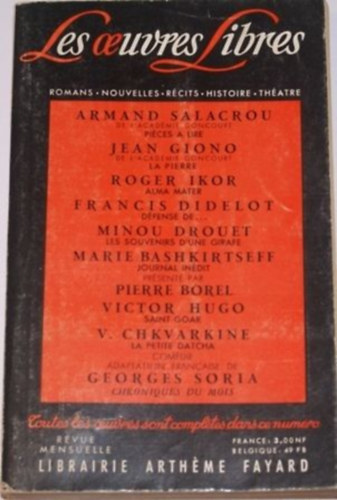 Les oeuvres Libres Nr. 173