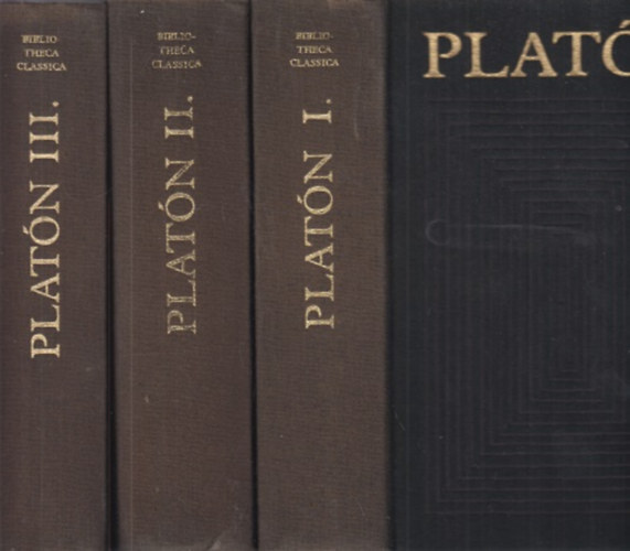 Plat�n �sszes m�vei I-III.