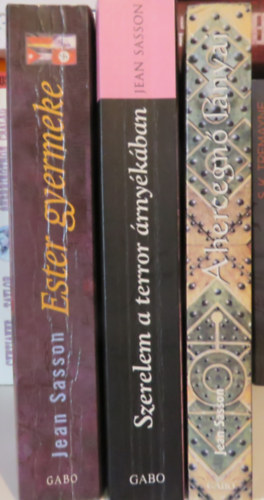 3 db Jean Sasson regny: A hercegn lnyai; Szerelem a terror rnykban; Ester gyermeke
