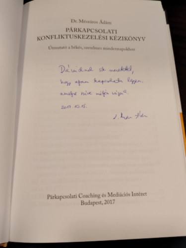 Prkapcsolati konfliktuskezelsi kziknyv