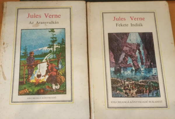 2 db Jules Verne: Fekete Indik + Az Aranyvulkn