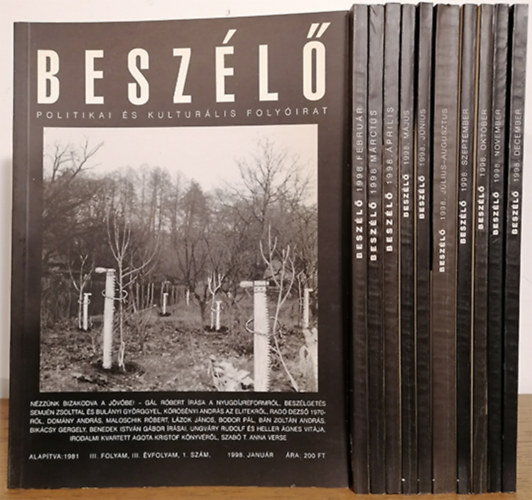 Beszl - Politikai s kulturlis folyirat 1998. janur - december (teljes vfolyam)