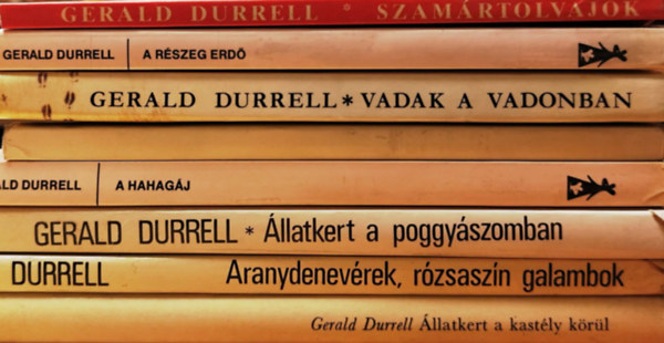 Gerard Durrell k�nyvcsomag (8 k�tet)