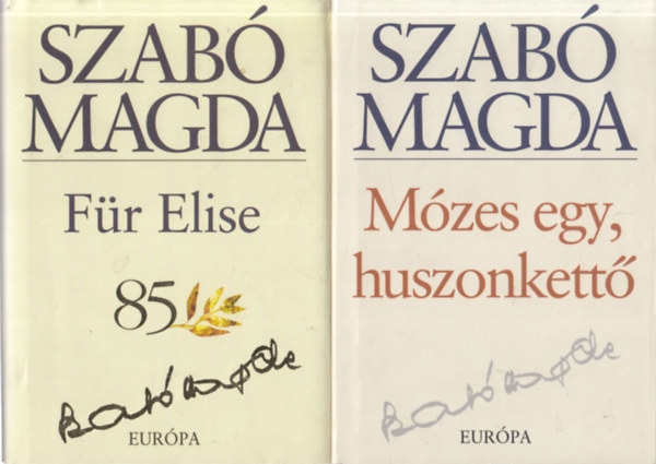 2 db Szab Magda regny: Fr Elise + Mzes egy, huszonkett