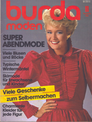 Burda Moden 1982/11. November (nmet nyelv)
