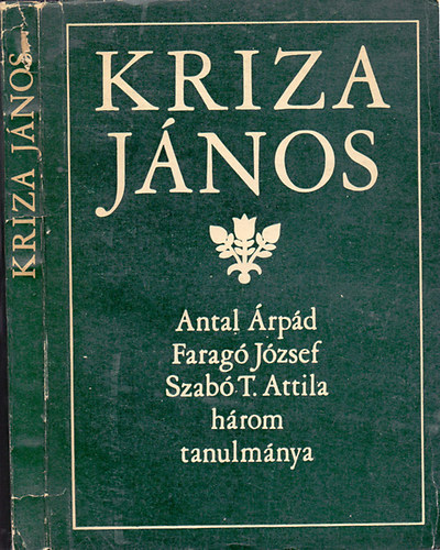 Kriza Jnos (Hrom tanulmny)