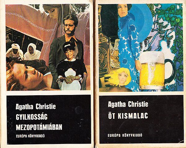 Agatha Christie - Gyilkoss�g Mezopot�mi�ban + �t kismalac + A Bertram sz�ll� ( 3 db Agatha Christie reg�ny )