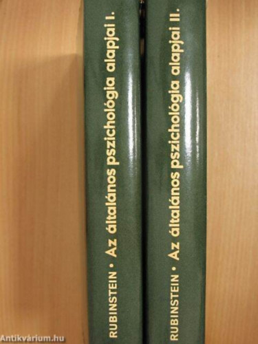 Az ltalnos pszicholgia alapjai 1-2     - harmadik teljes kiads