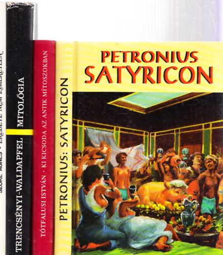 6 db. antik vilggal kapcsolatos ktet: Az antik vilg + Grg mtoszok s legendk + Eredete nem ismeretlen + Mitolgia + Ki kicsoda az antik mtoszokban + Satyricon