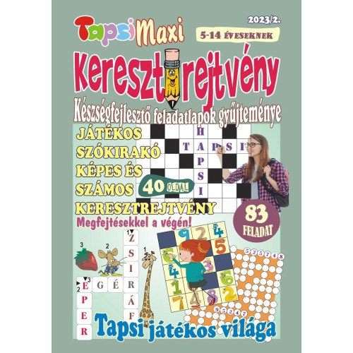 Tapsi Maxi Keresztrejtvny 2023/2