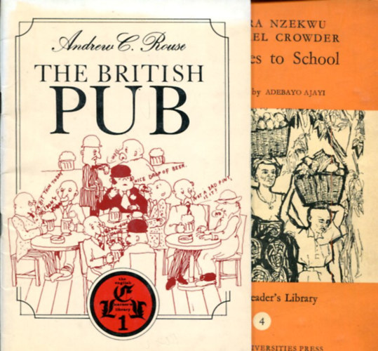 Nincs felt�ntetve - 2 db angol nyelv� k�tet: Eze Goes to School - The British PUB