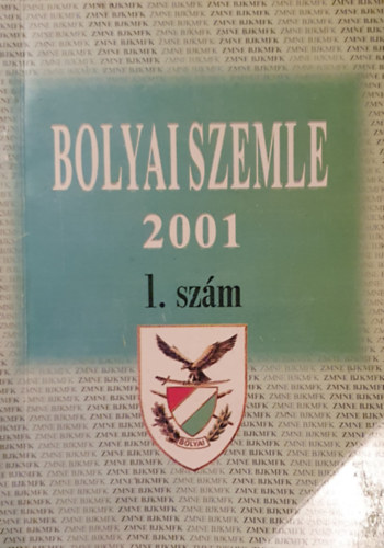 Bolyai szemle 2001. 1. szm