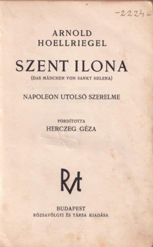 Szent Ilona - Napoleon utols� szerelme