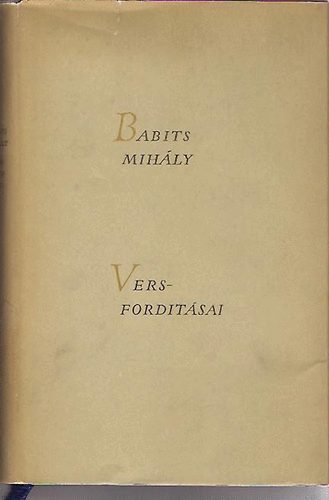 Babits Mih�ly versford�t�sai