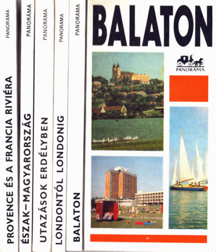 5 db Panorma tiknyv: Provence s a francia Rivira+ Balaton+ Londontl Londonig+ Utazsok Erdlyben+ szak-Magyarorszg