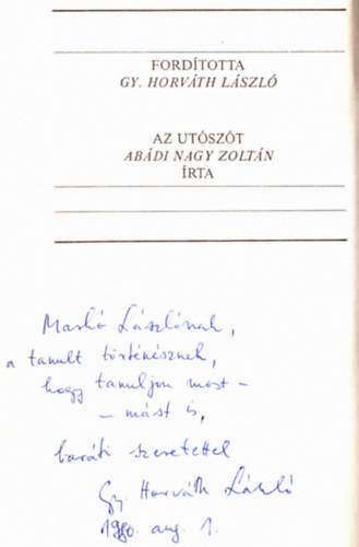 Robert Coover - Az utols tlet West Condonban (dediklt)