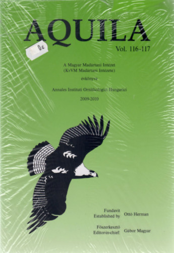Aquila - A Magyar Madrtani Intzet vknyve 2009-2010 (Vol. 116-117.)