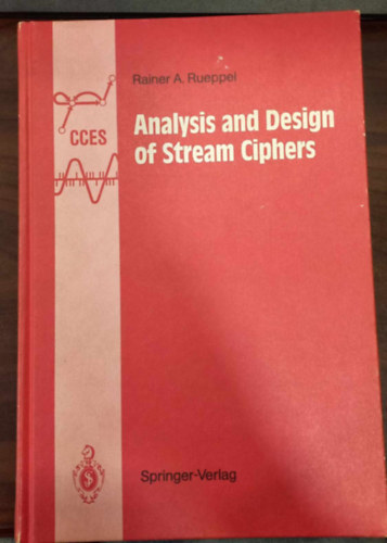 Rainer A. Rueppel - Analysis and Design of Stream Ciphers