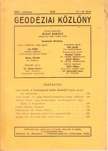 Geodziai kzlny 1948/11-12. fzet