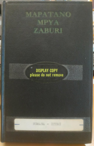 Mapatano Mpya ya - Bwana Na Muponisa Yetu Yesu Kristo (Az �j sz�vets�g - a mi Urunk �s Megv�lt�nk, J�zus Krisztus)