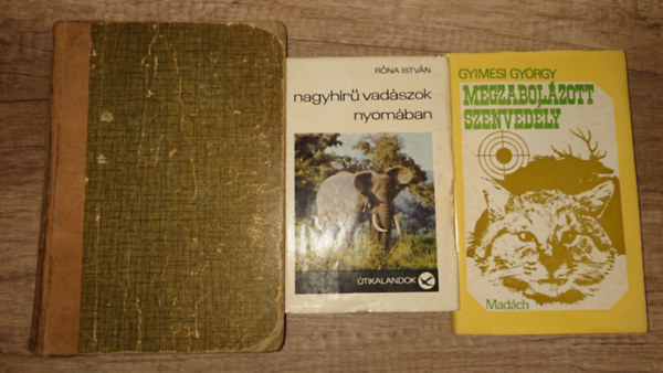 3 knyv a vadszatrl: Nagyhr vadszok nyomban, Megzabolzott szenvedly, Vgtelen vadszmezkn