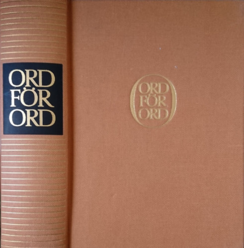 Ord fr ord- svenska synonymer och uttryck