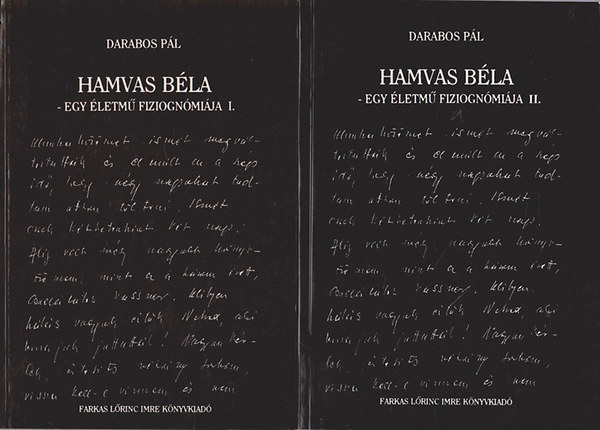 Hamvas B�la �letm� 1-2.