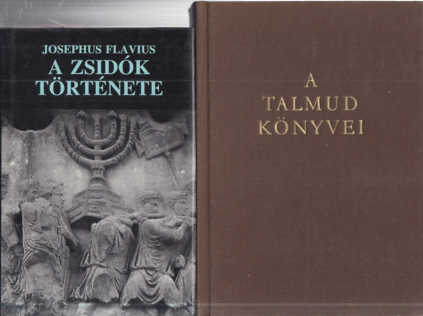 2 db. judaika (A zsid�k t�rt�nete + A Talmud k�nyvei)