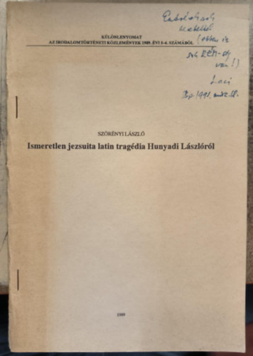 Ismeretlen jeruzs�lem latin trag�dia Hunyadi L�szl�r�l