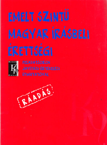 Dr. Fzfa Balzs - Emelt szint magyar rsbeli rettsgi 2005.