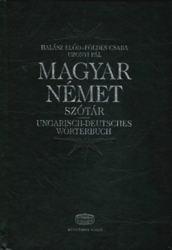 Magyar-nmet, nmet-magyar sztr I-II.