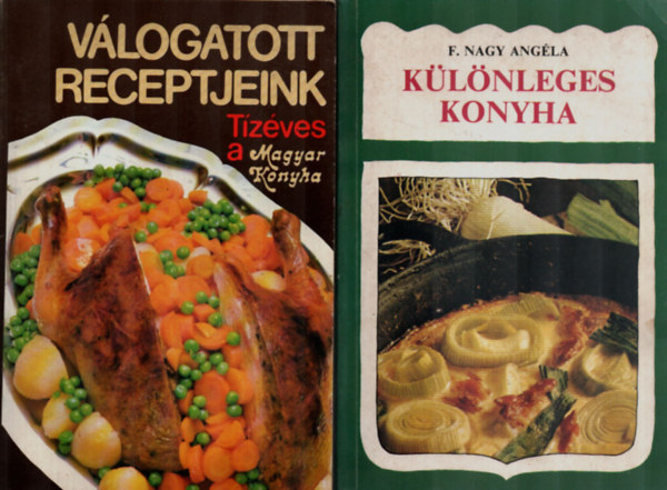 2 db szakcsknyv egytt: Vlogatott receptjeink, Klnleges konyha.