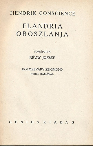 Flandria oroszlnja